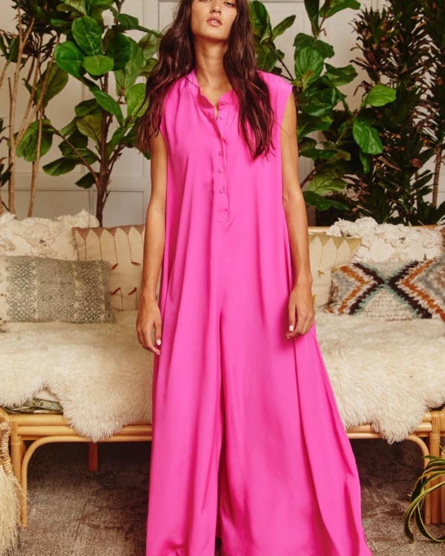 Everyday Pink Jumpsuit