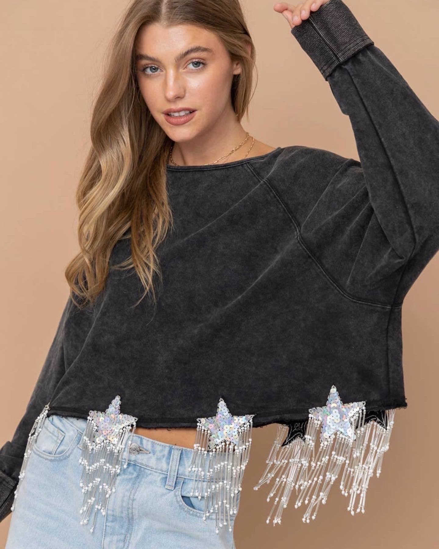 Star sweater top