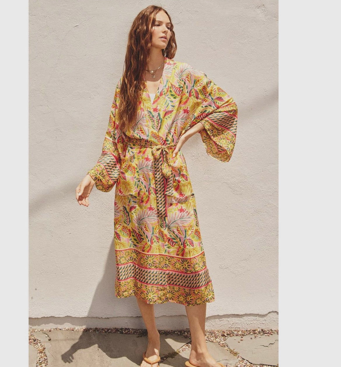 Tropical kimono