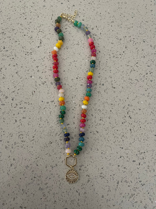 Evil eye necklace