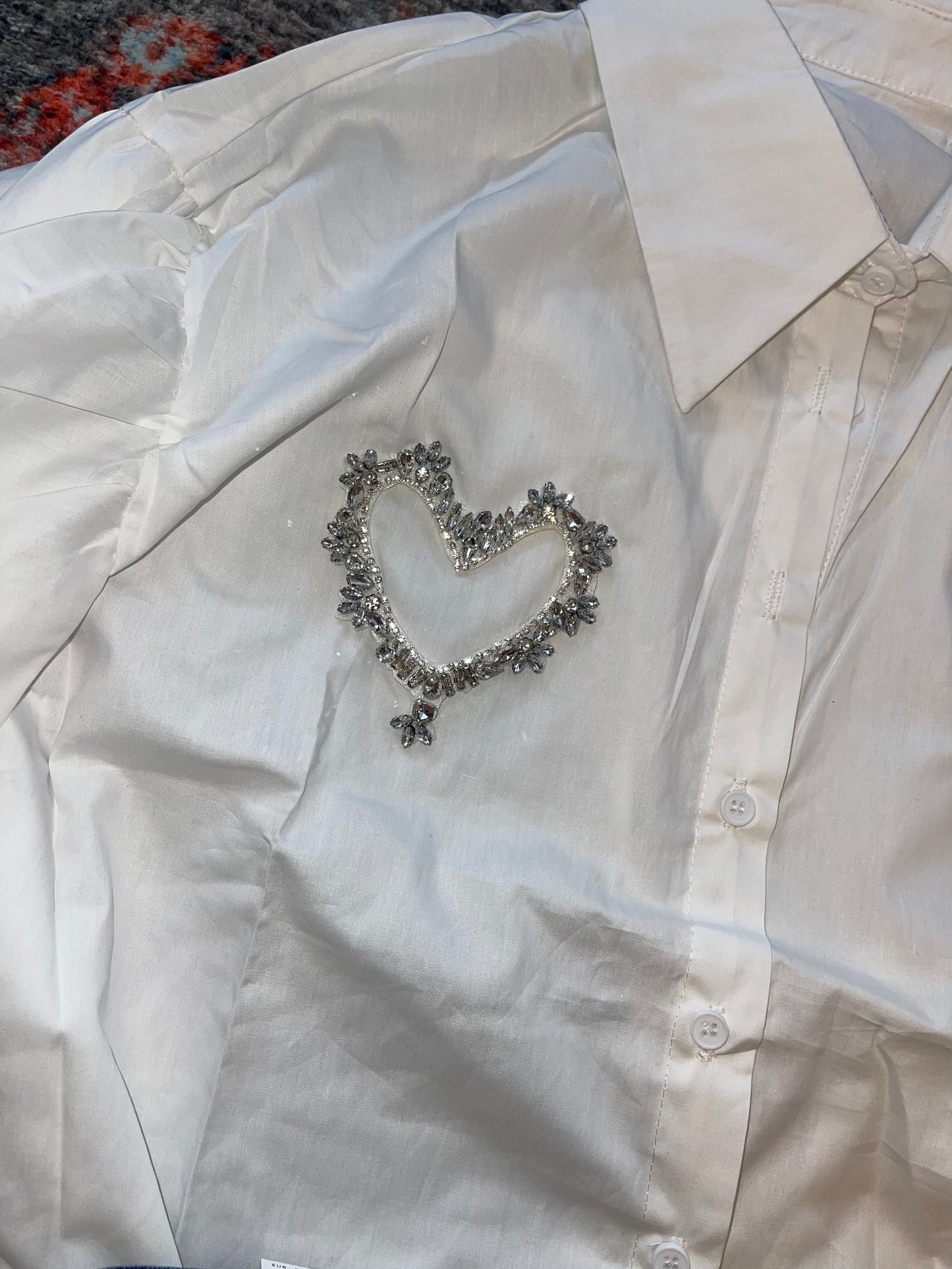 Heart white top