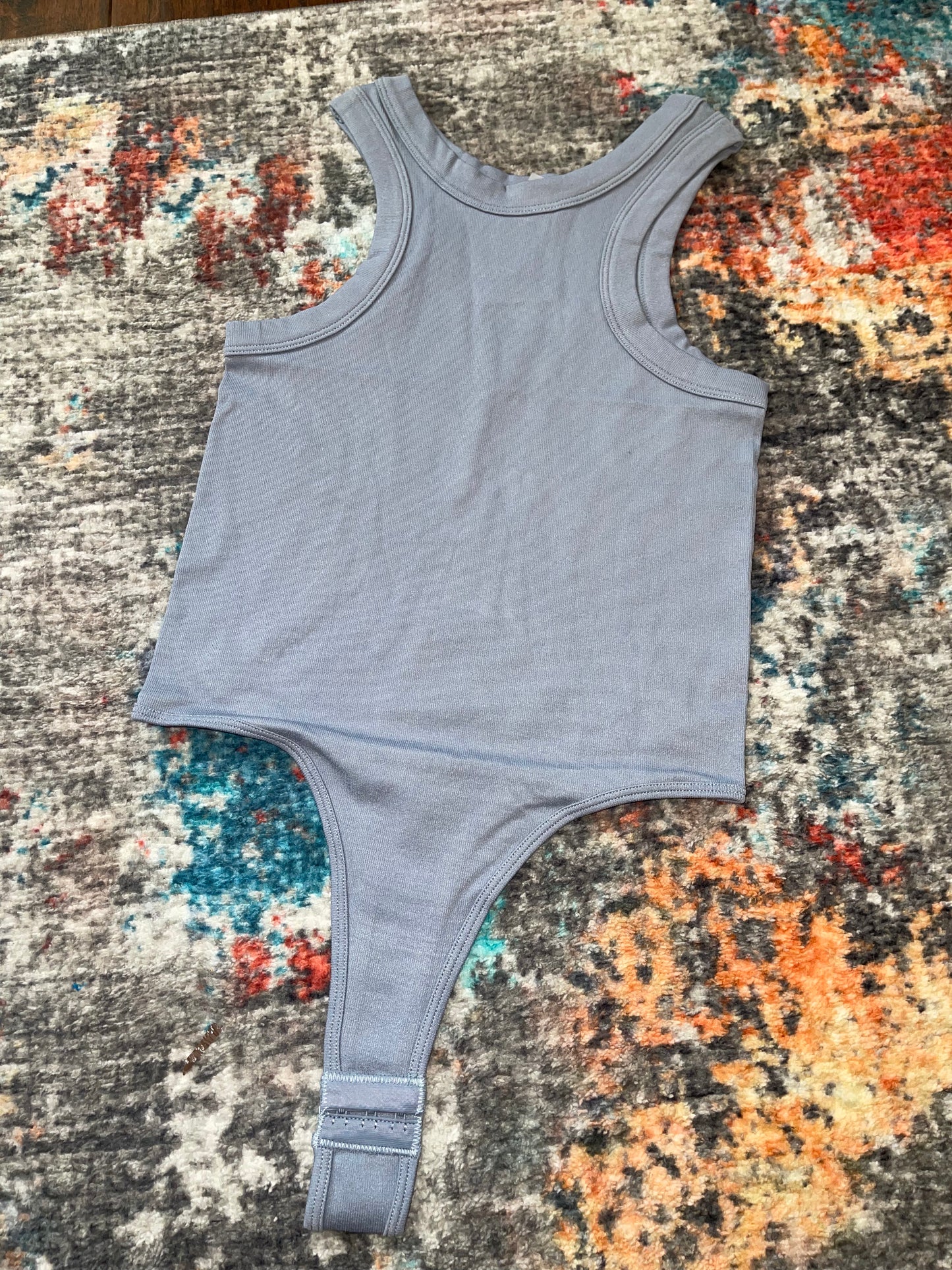 Blue bodysuit