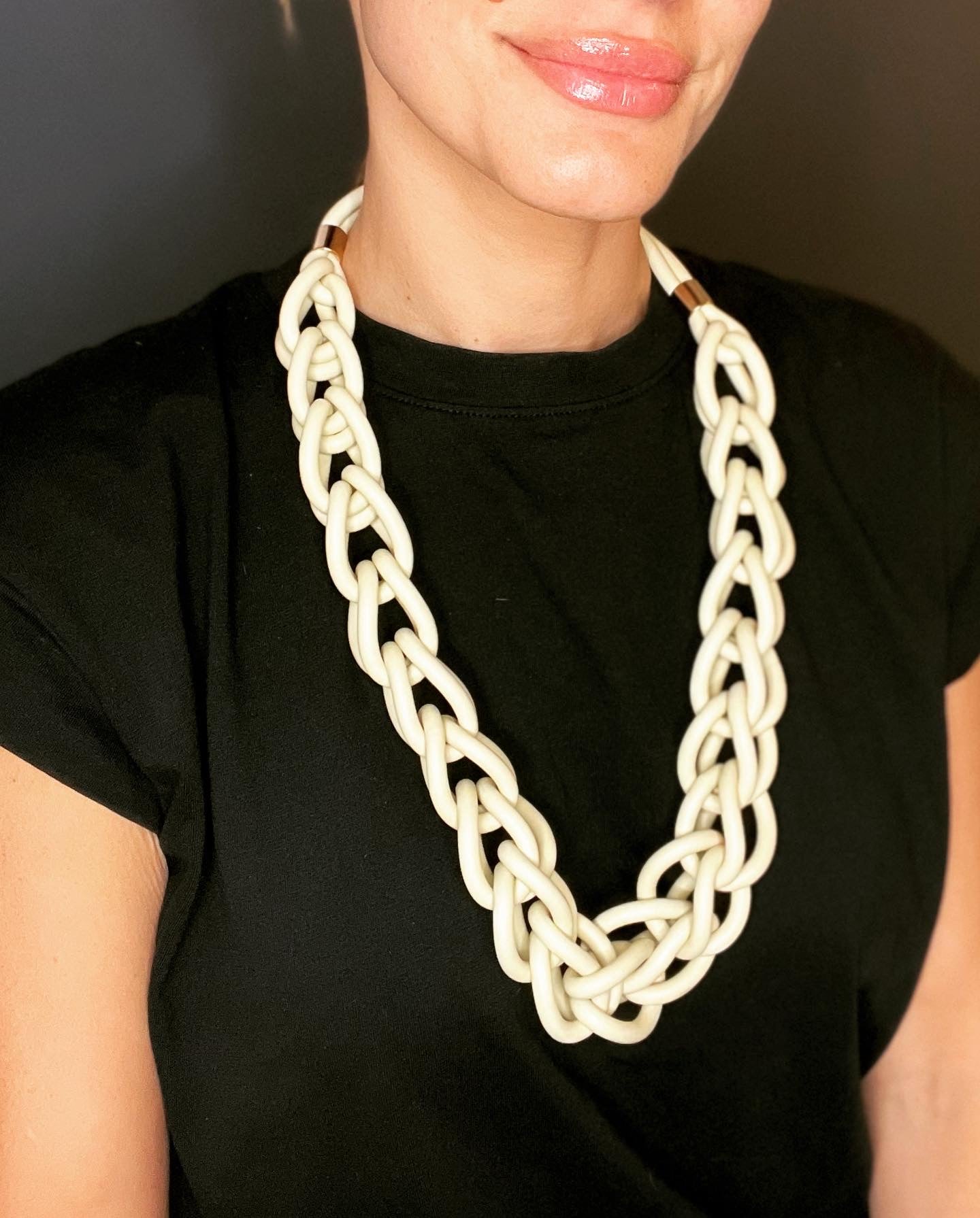 Rubber necklace