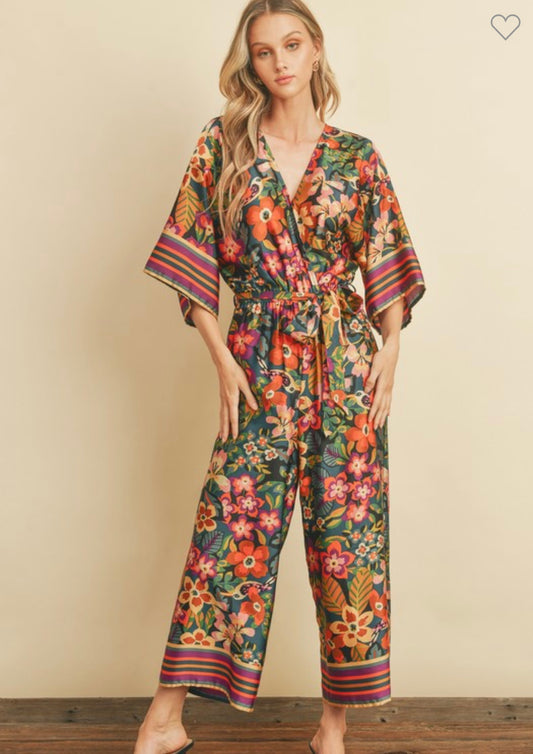 Floral jumpsuit