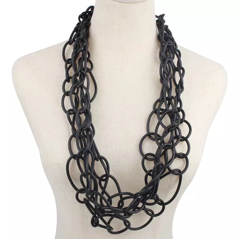 Rubber necklace