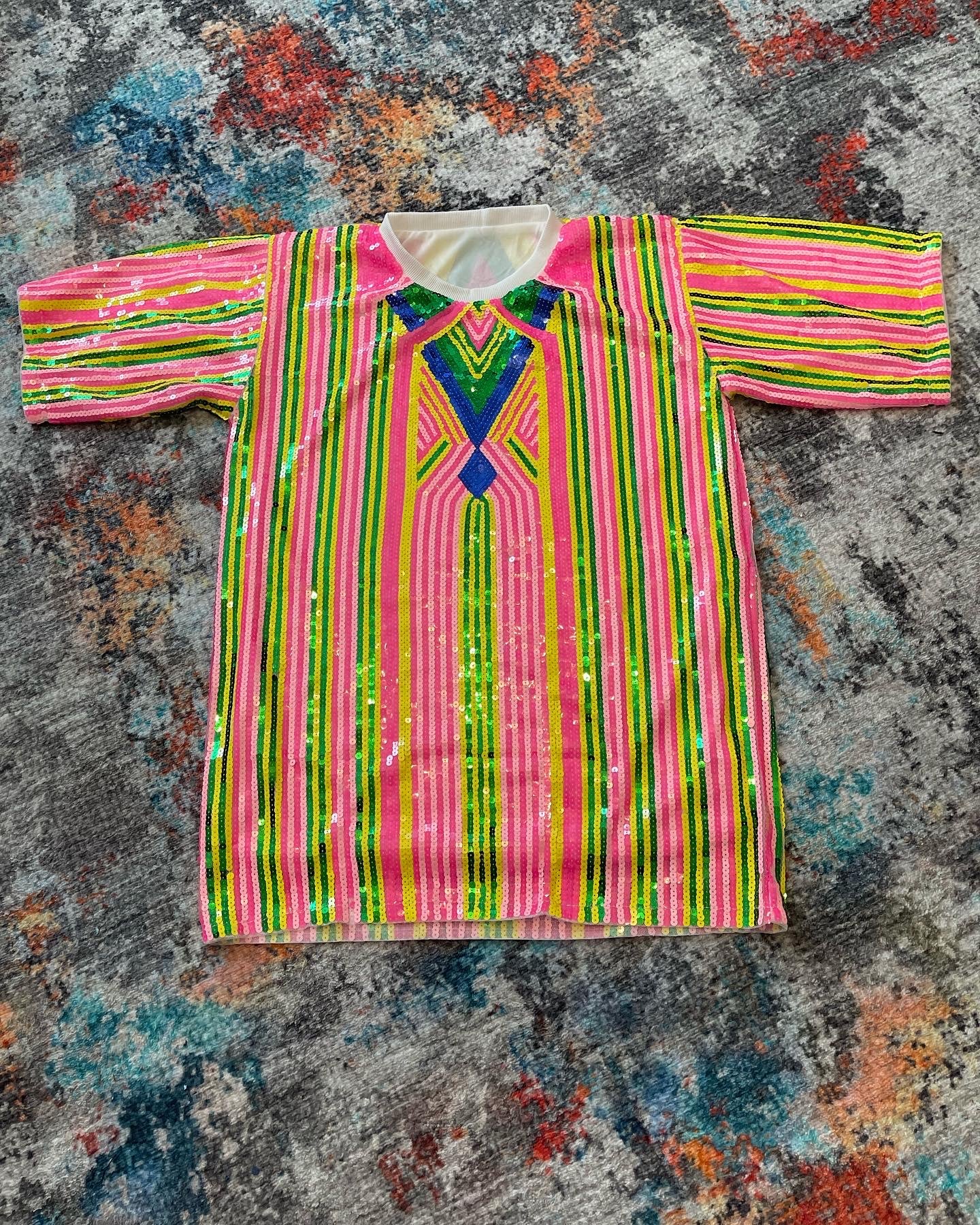 Sequin Party T-shirt dress